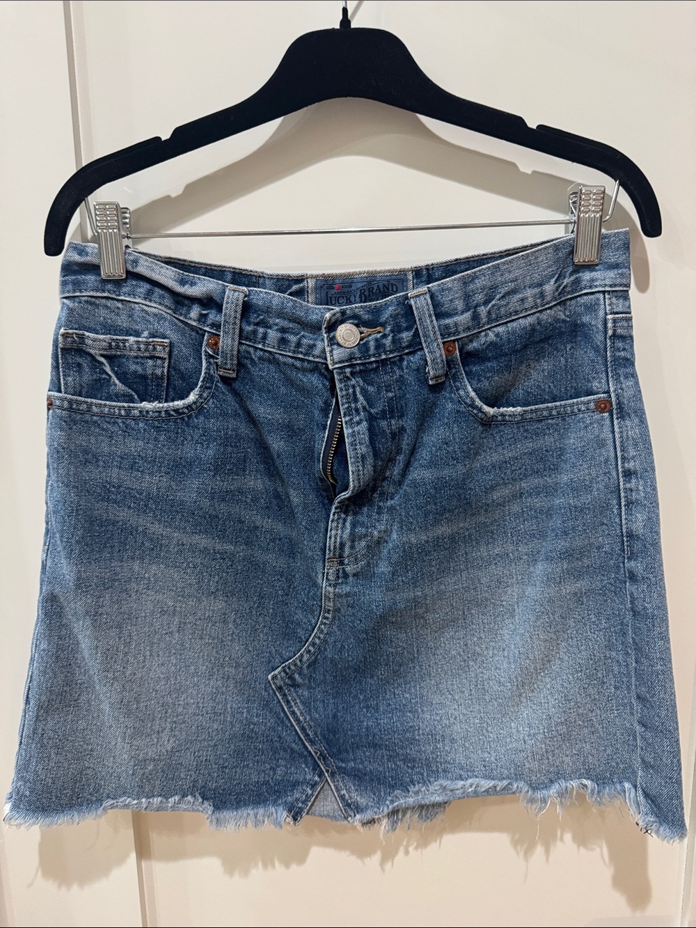 Lucky Brand Classic Light Blue Denim Skirt